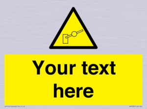 Custom warning barrier